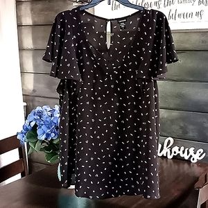TORRID SIZE "1" BLACK BLOUSE